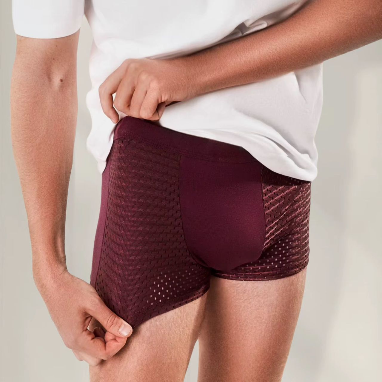 COFFRET PREMIUM DE 4 BOXERS RESPIRANTS POUR HOMME (STOCK TRES LIMITE)