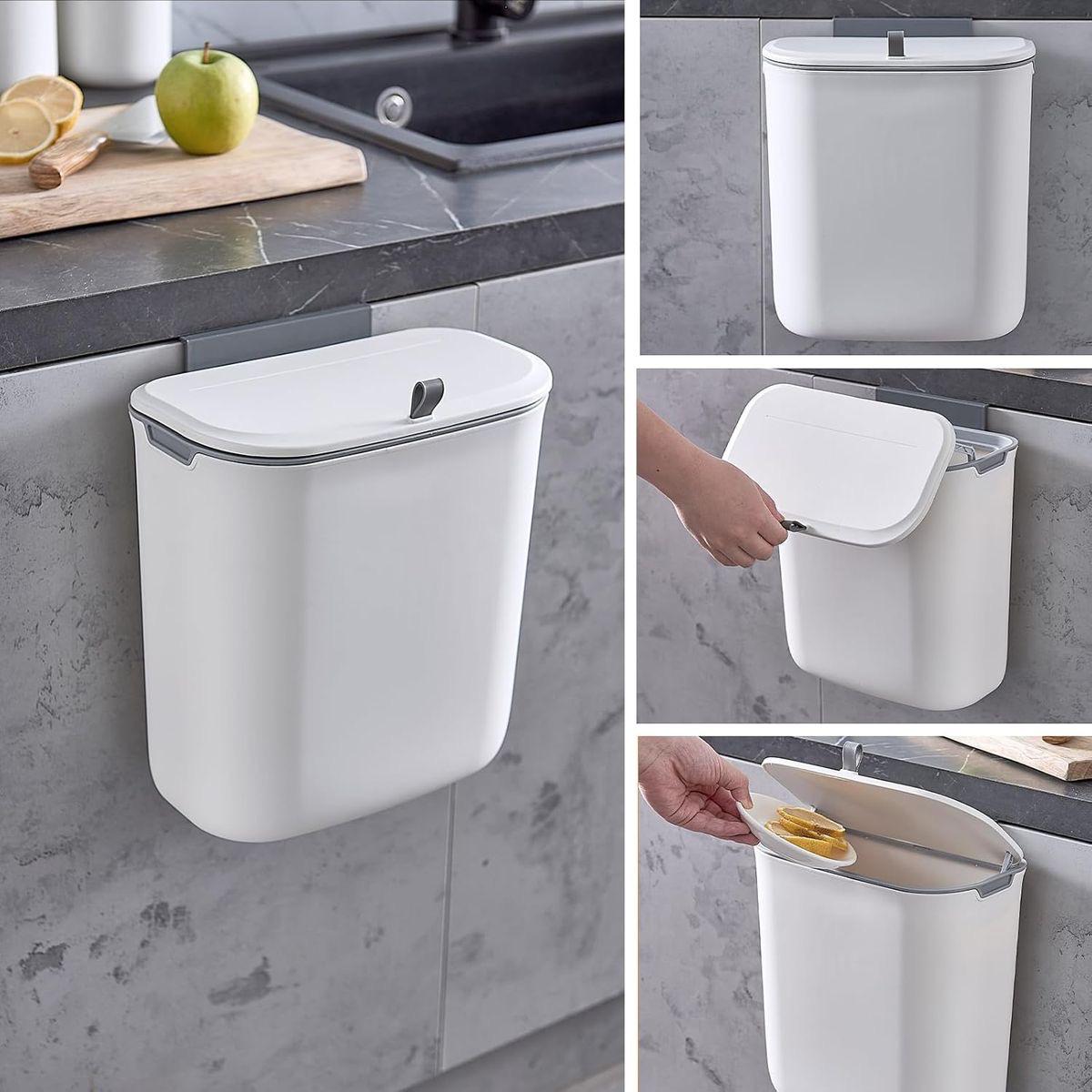🗑️ POUBELLE MURALE PLIABLE INTELLIGENTE