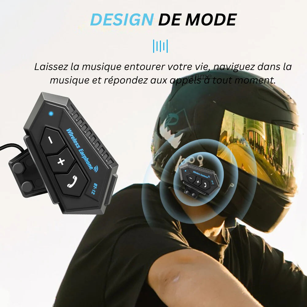 🎧 Intercom Bluetooth Casque Moto – Communication Claire & Sécurité Maximale.