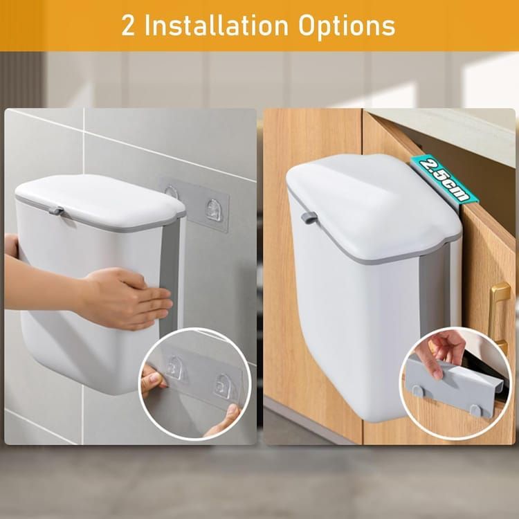 🗑️ POUBELLE MURALE PLIABLE INTELLIGENTE