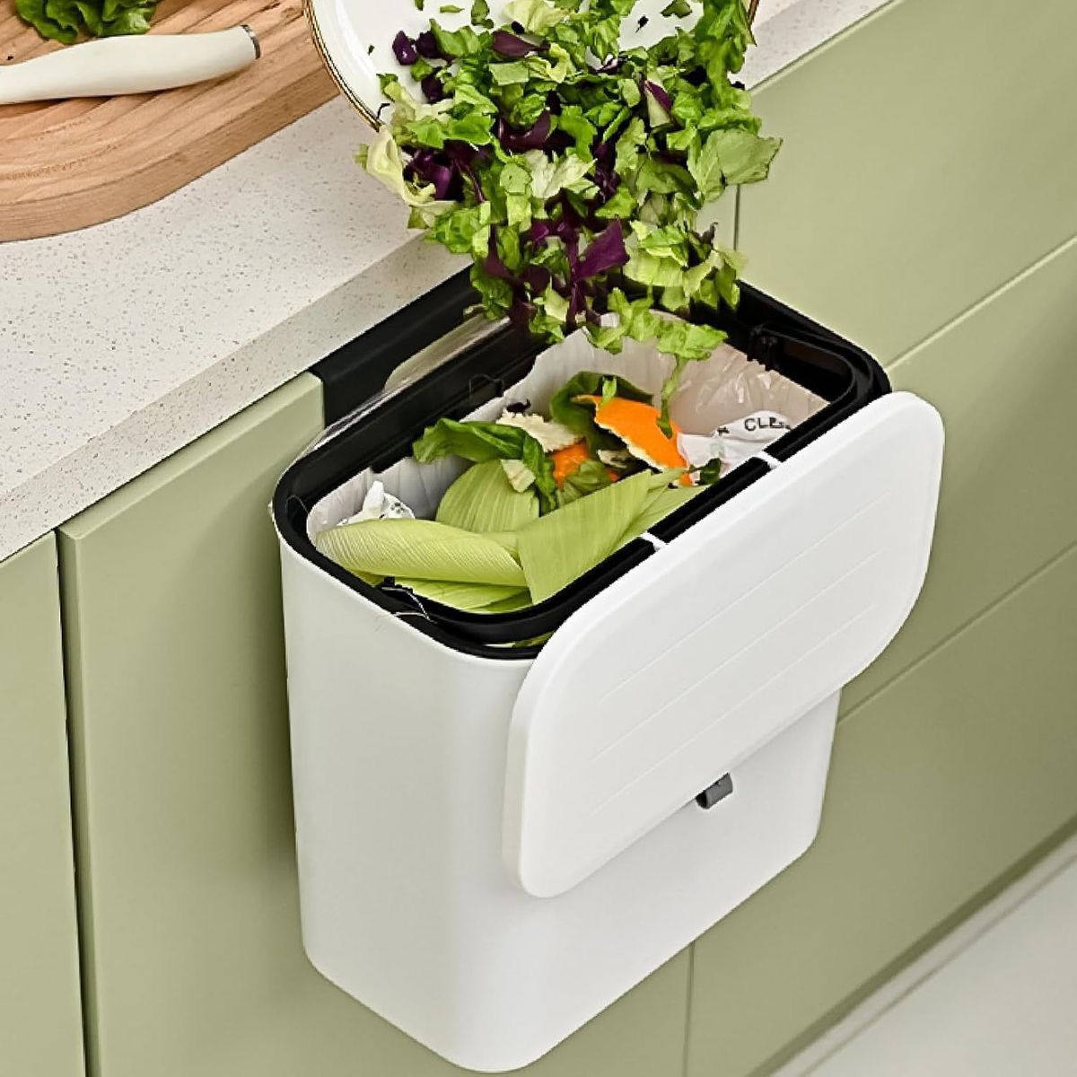 🗑️ POUBELLE MURALE PLIABLE INTELLIGENTE