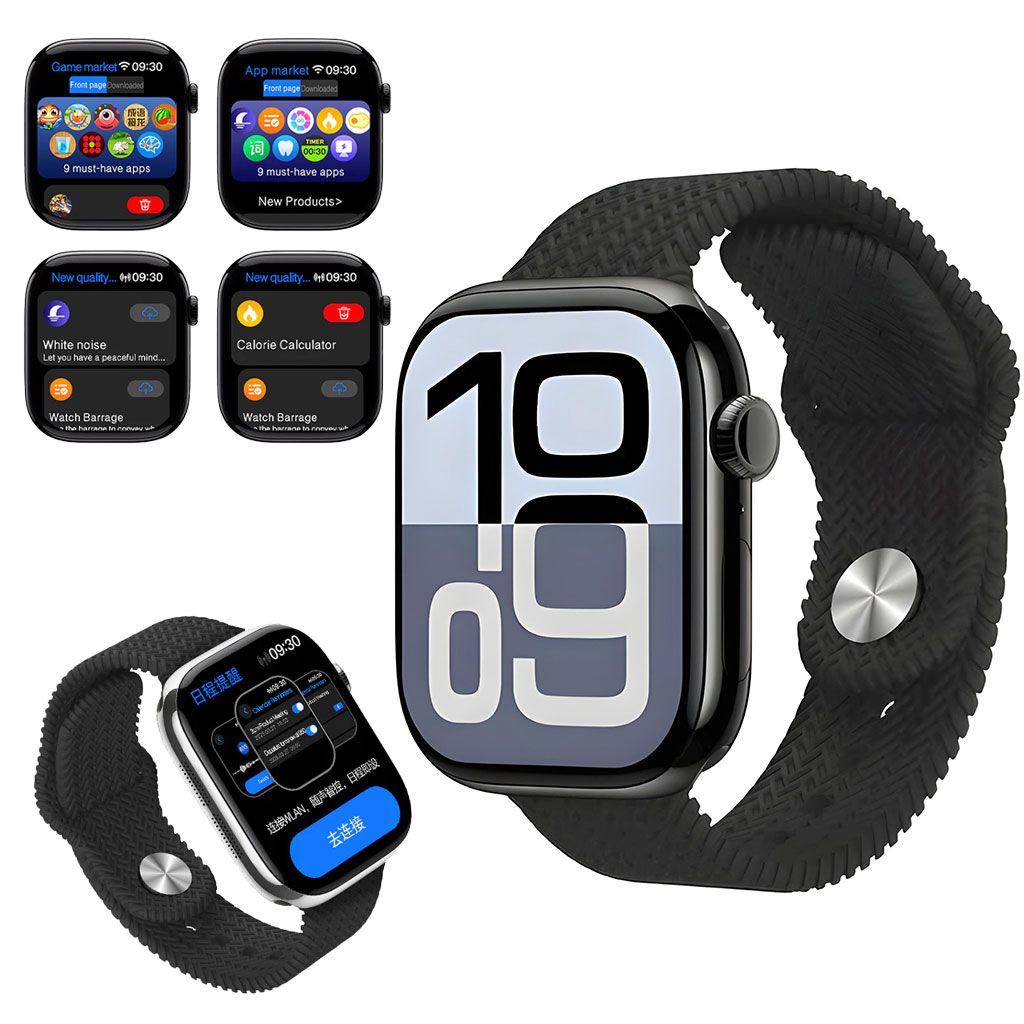 🔥HK11 PRO MAX – La Montre Connectée Intelligente Nouvelle Génération🔥(2 Bracelets intégrés)