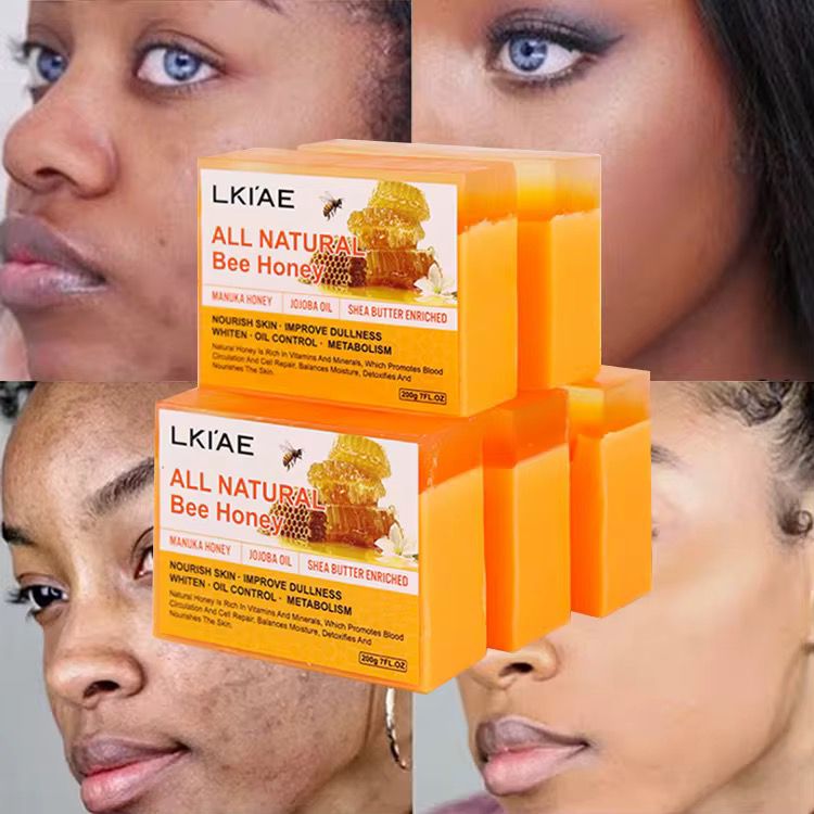 🍯 SAVON AU MIEL NATUREL LKIAE  Peau nette – éclat naturel – zéro compromis (Lot de 2 savons)