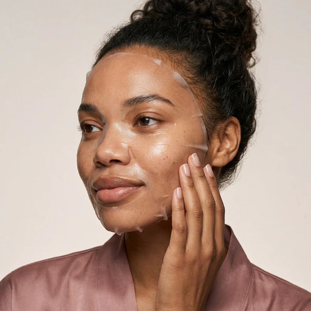 🌸 MASQUE VISAGE BIO-COLLAGÈNE REAL DEEP.