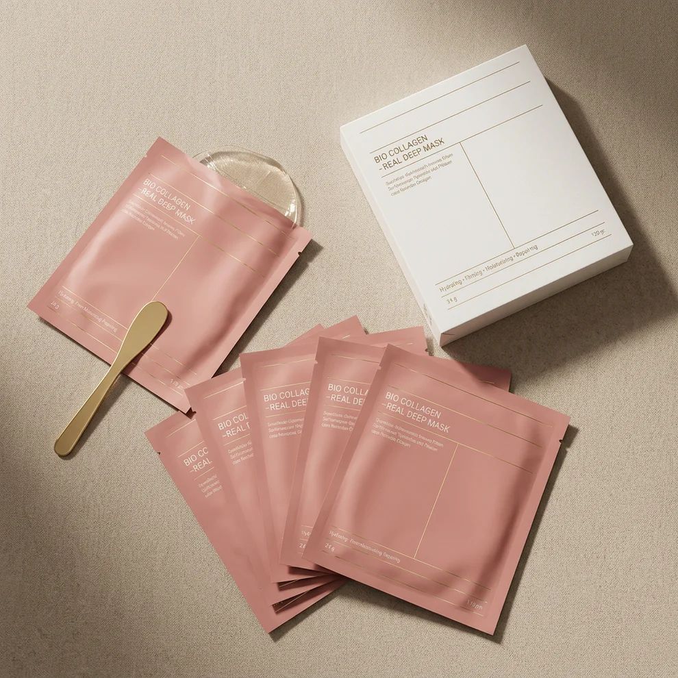 🌸 MASQUE VISAGE BIO-COLLAGÈNE REAL DEEP.