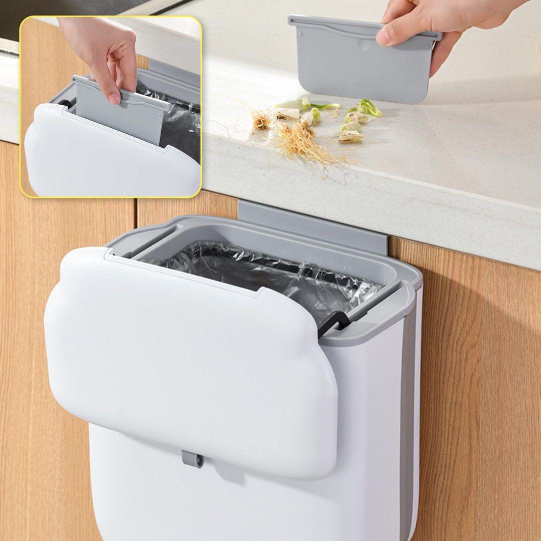 🗑️ POUBELLE MURALE PLIABLE INTELLIGENTE